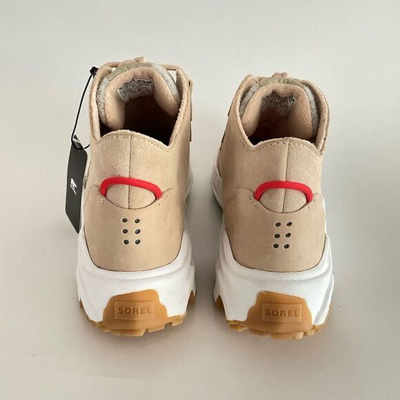 New Sorel Waterproof Caribou Kinetic Breakthru Sneaker Boots Tan Gray 8.5 - Picture 7 of 13